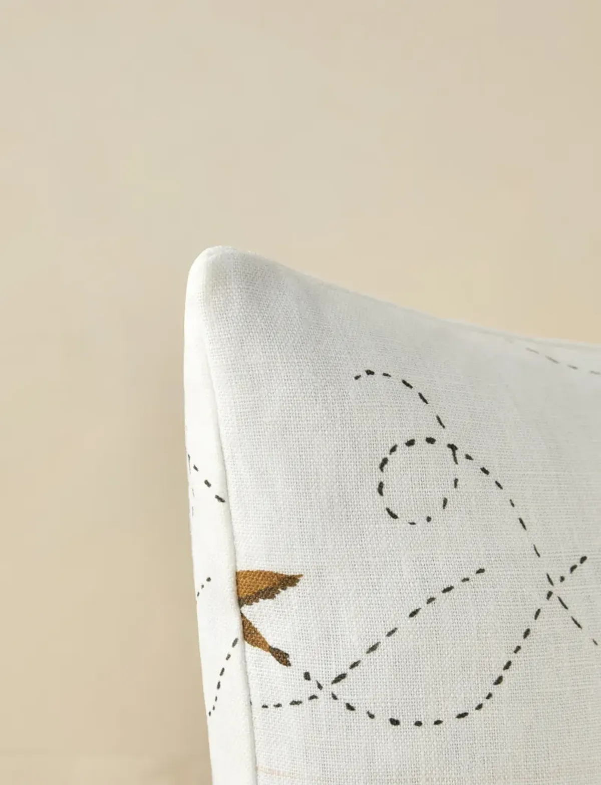 Sparrow Linen Pillow by Rylee + Cru