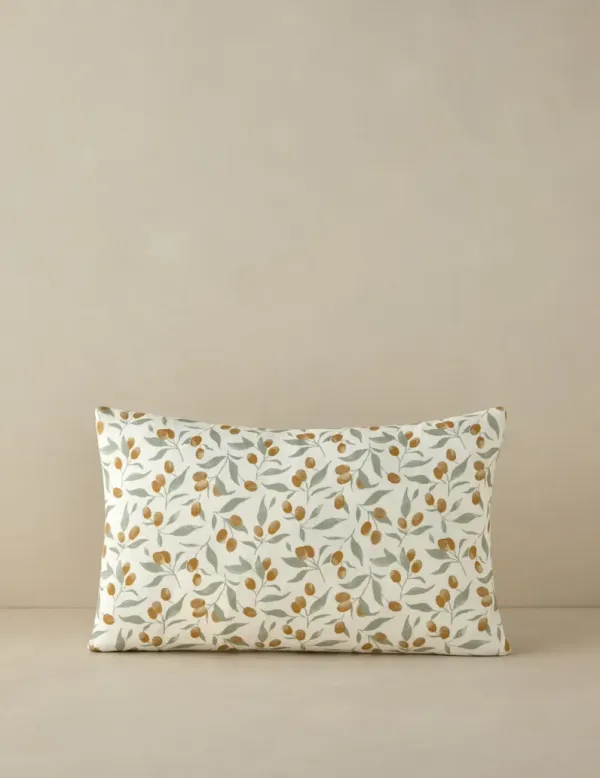 Kumquats Linen Pillow by Rylee + Cru