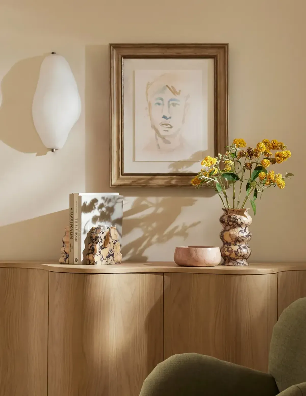 Plush Puff Sconce by Lolly Lolly Ceramics