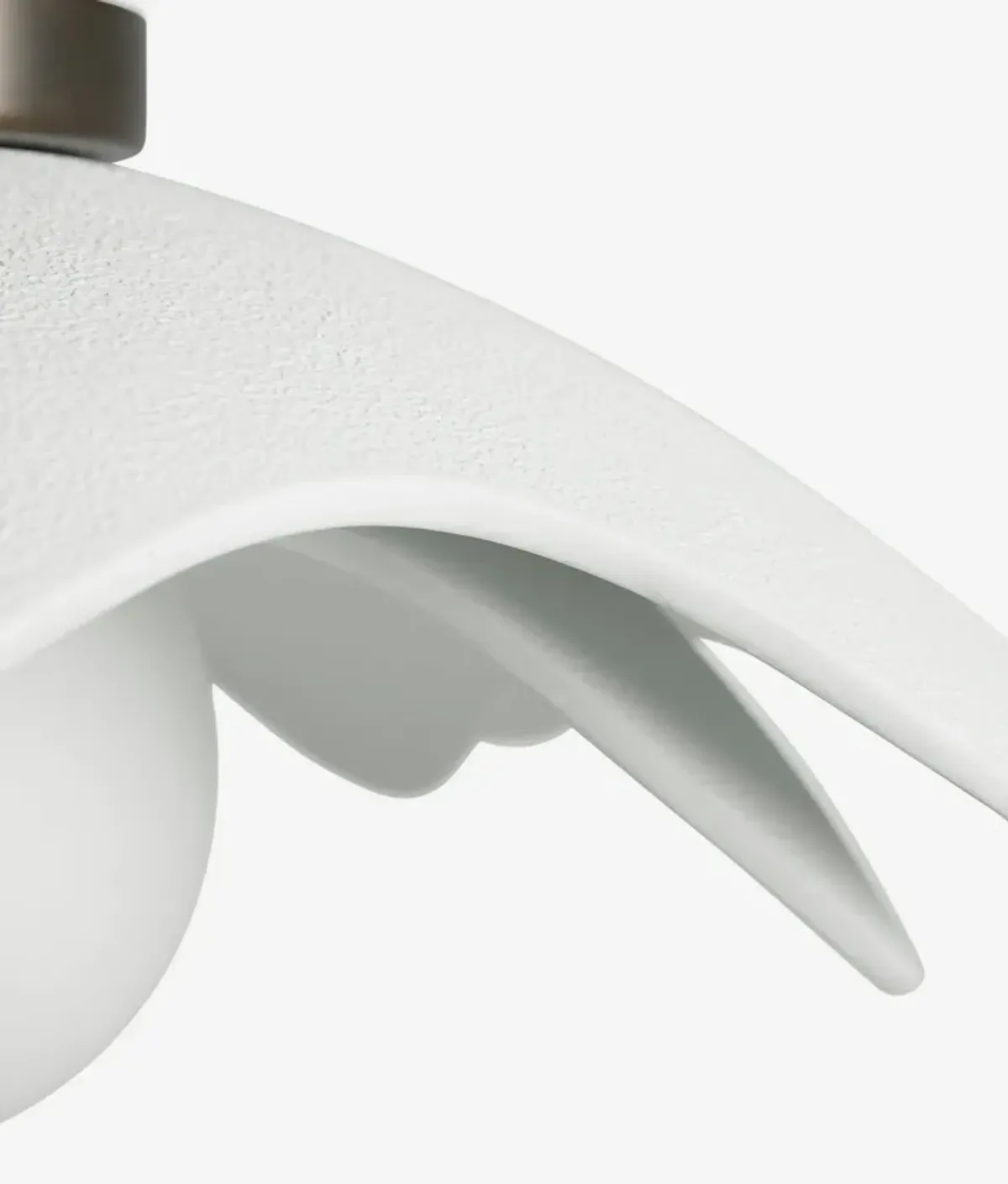 Soft Petal Flush Mount Light by Lolly Lolly Ceramics