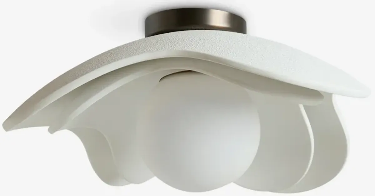 Soft Petal Flush Mount Light by Lolly Lolly Ceramics