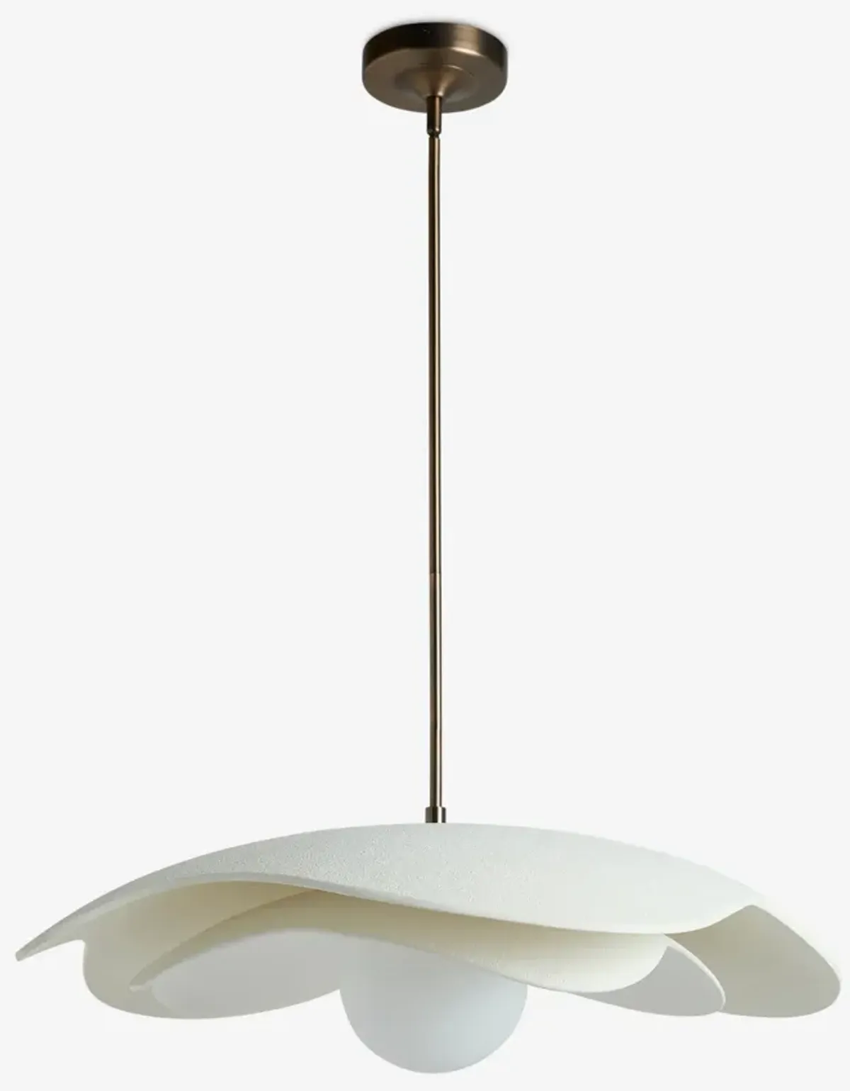 Soft Petal Pendant Light by Lolly Lolly Ceramics