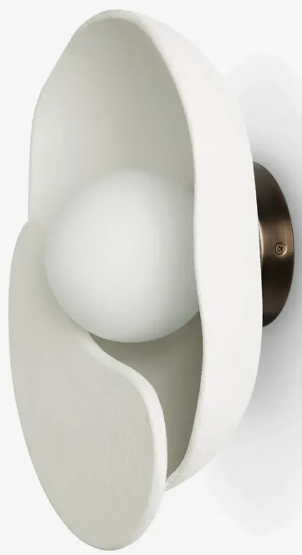 Soft Petal Sconce by Lolly Lolly Ceramics