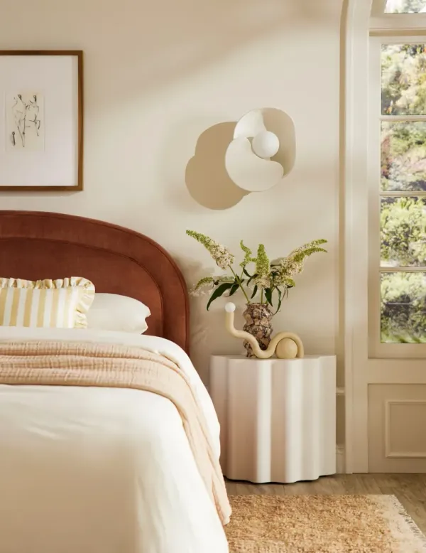 Soft Petal Sconce by Lolly Lolly Ceramics