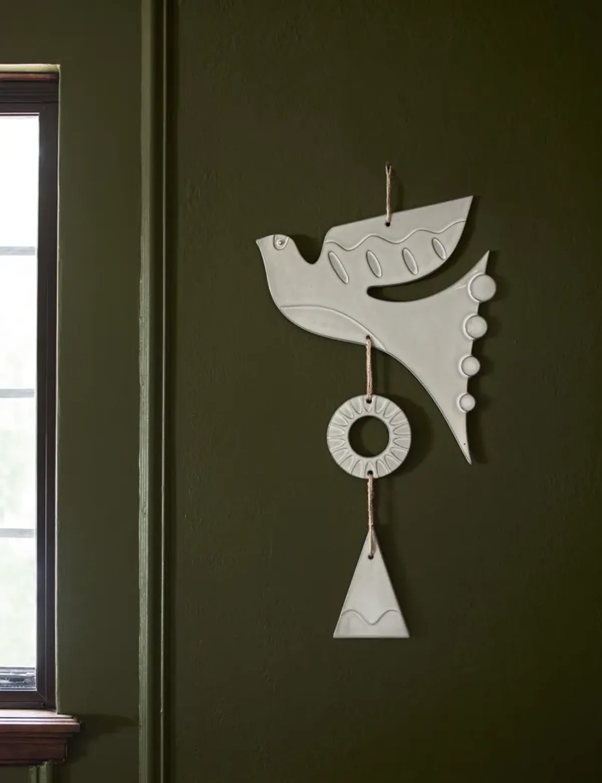 Dove Wall Hanging by Sarah Sherman Samuel