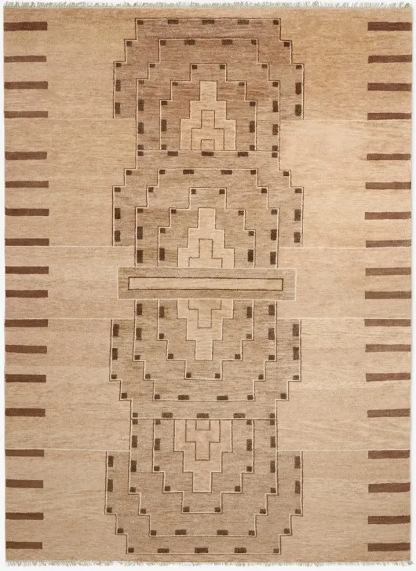 Saffron Hand-Knotted Wool Rug
