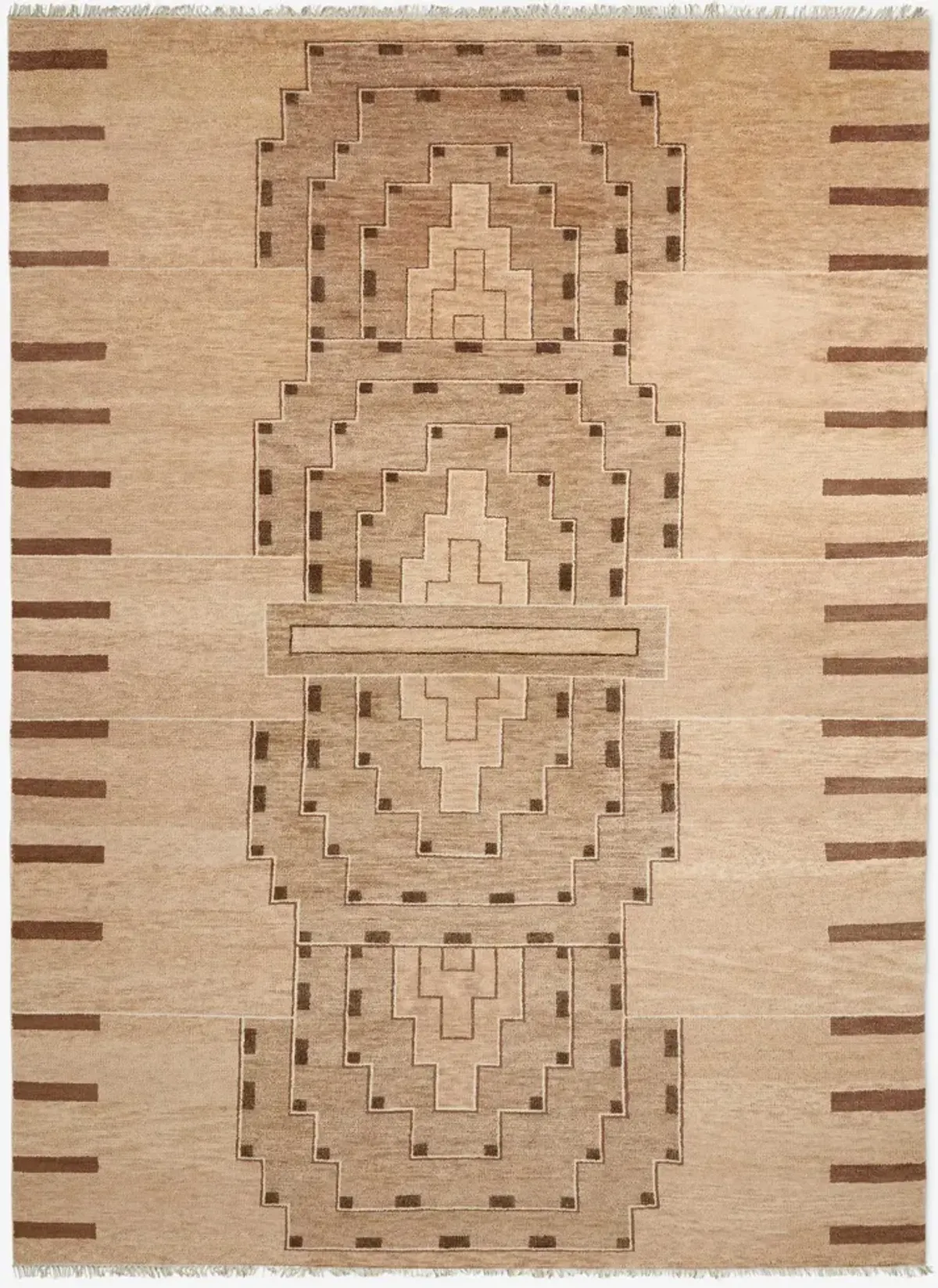 Saffron Hand-Knotted Wool Rug