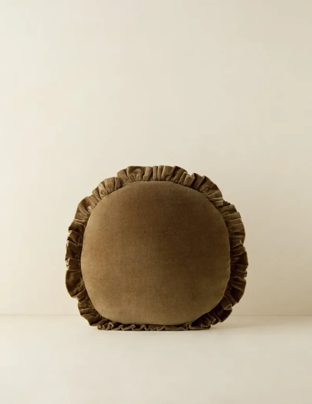 Mauree Velvet Round Pillow