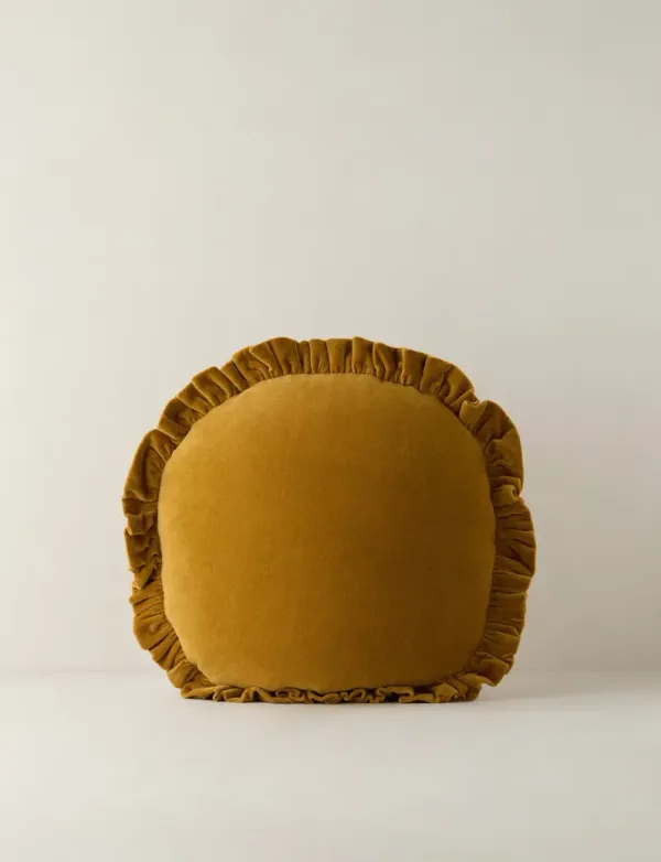 Mauree Velvet Round Pillow