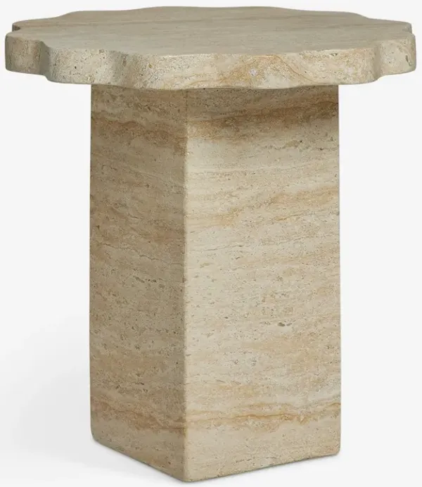 Scalloped Indoor / Outdoor Side Table by Sarah Sherman Samuel