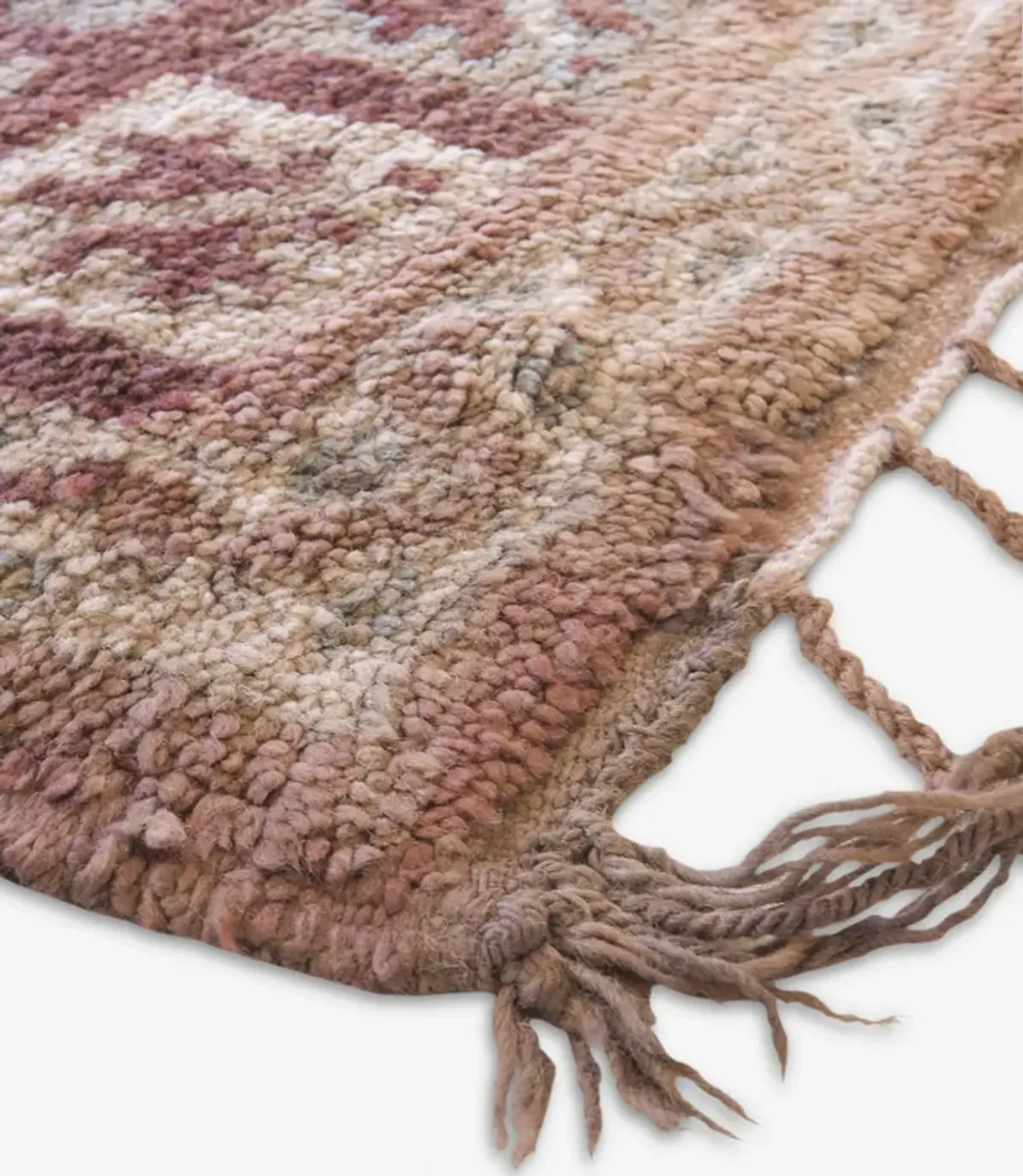 Vintage Moroccan Hand-Knotted Wool Rug No. 50, 6'4 x 15'3"