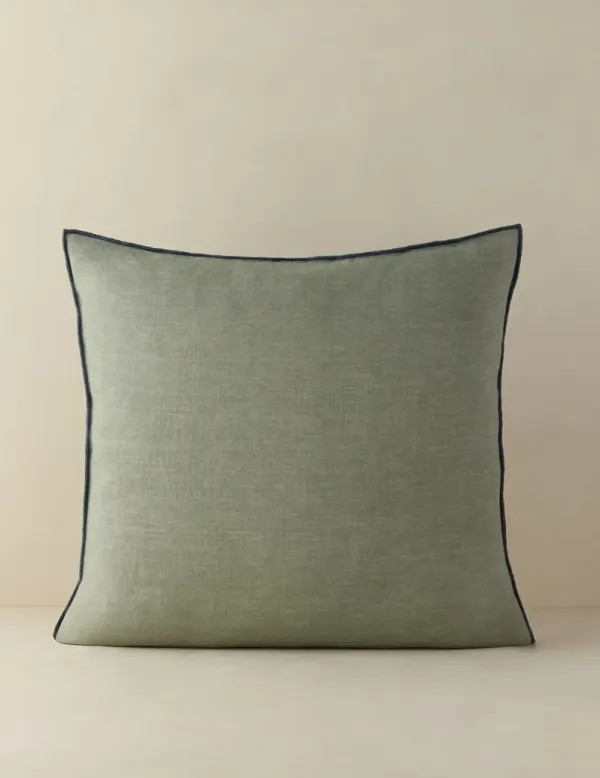 Carys Contrast Linen Pillow