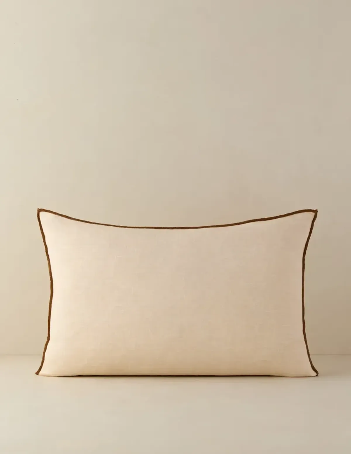 Carys Contrast Linen Pillow