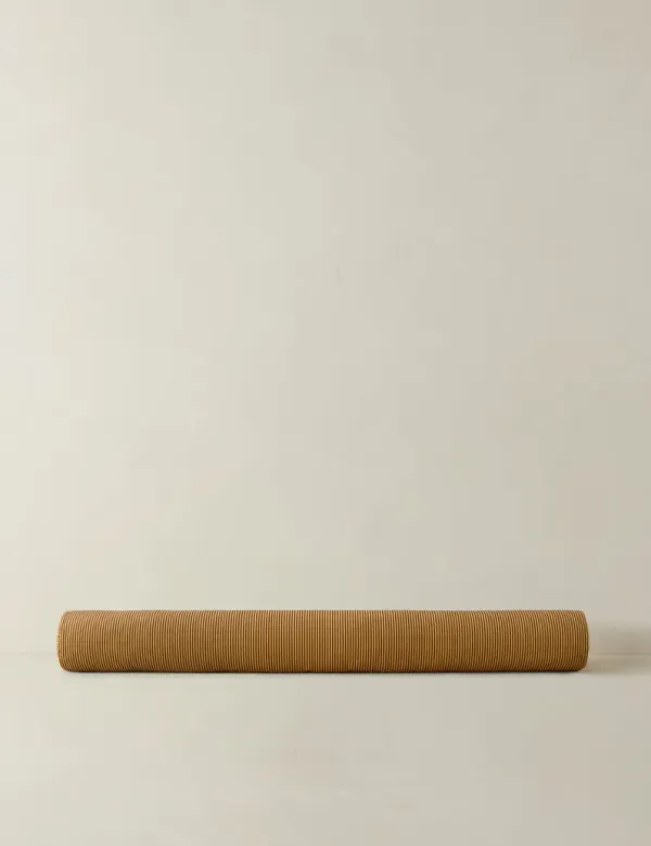 Striped Velvet Long Bolster Pillow by Sarah Sherman Samuel