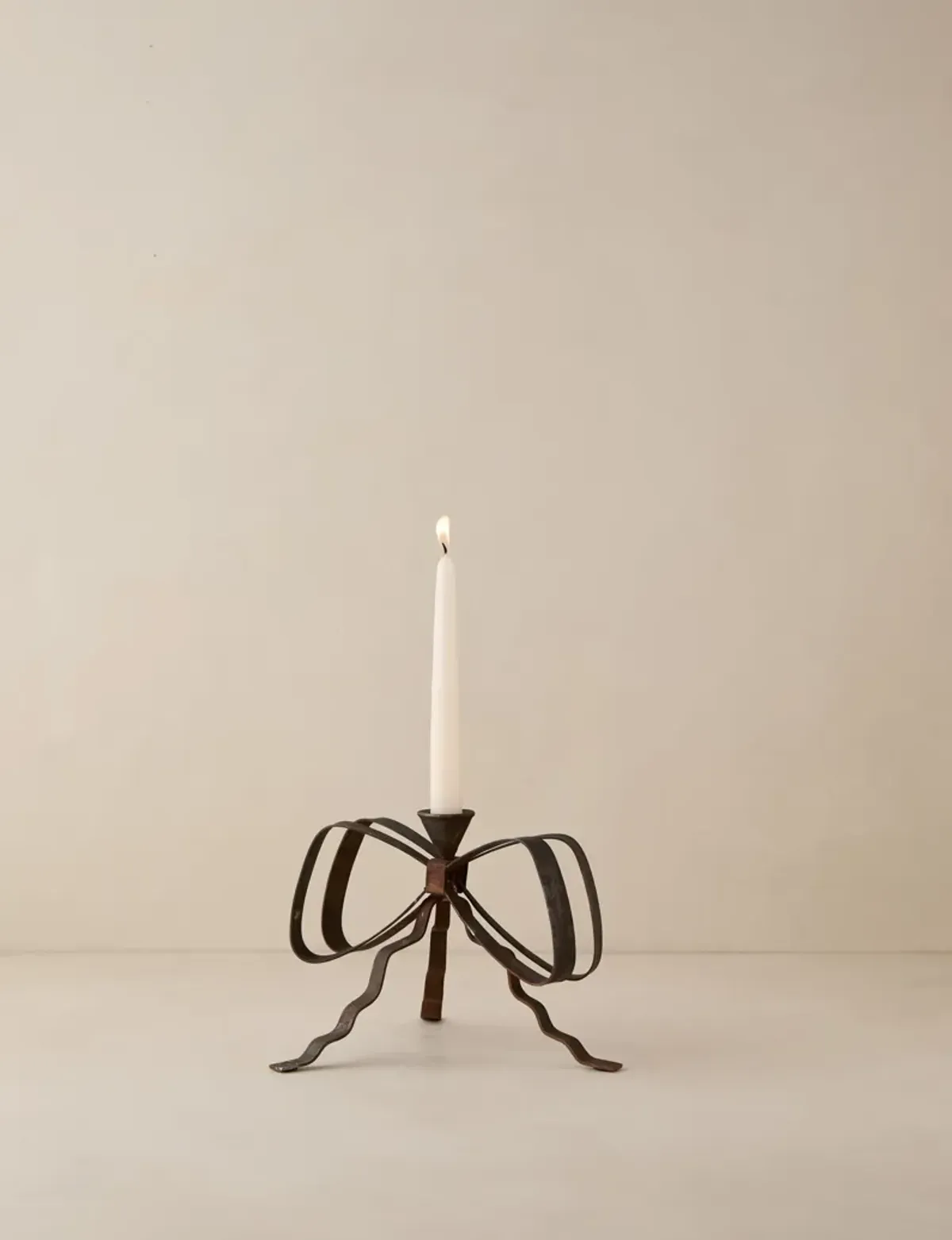 Ribbon Candlestick by Sarah Sherman Samuel