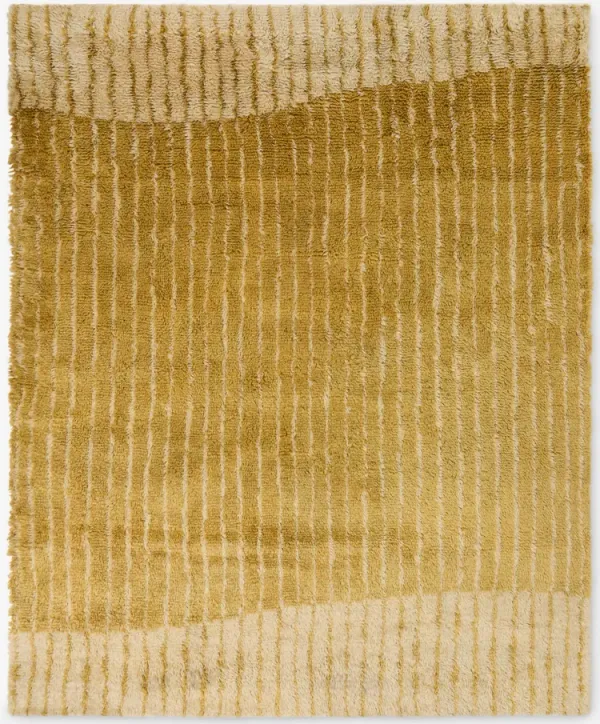 Bhari Hand-Knotted Wool Shag Rug