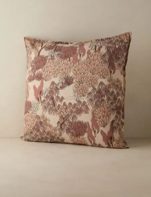 Garden Walk Linen Cotton Sham by Sarah Sherman Samuel