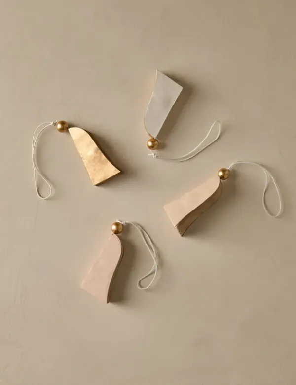 Revel Paper Bell Ornaments (set of 4)