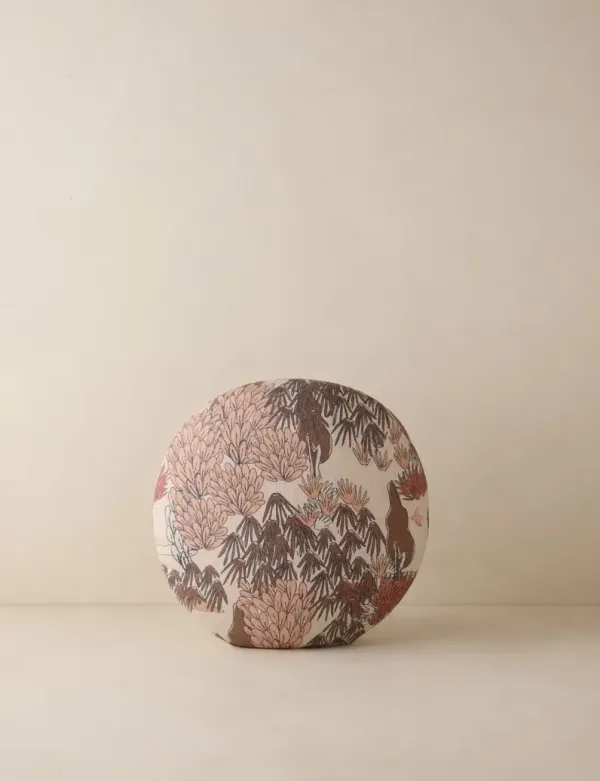 Garden Walk Linen Pillow by Sarah Sherman Samuel