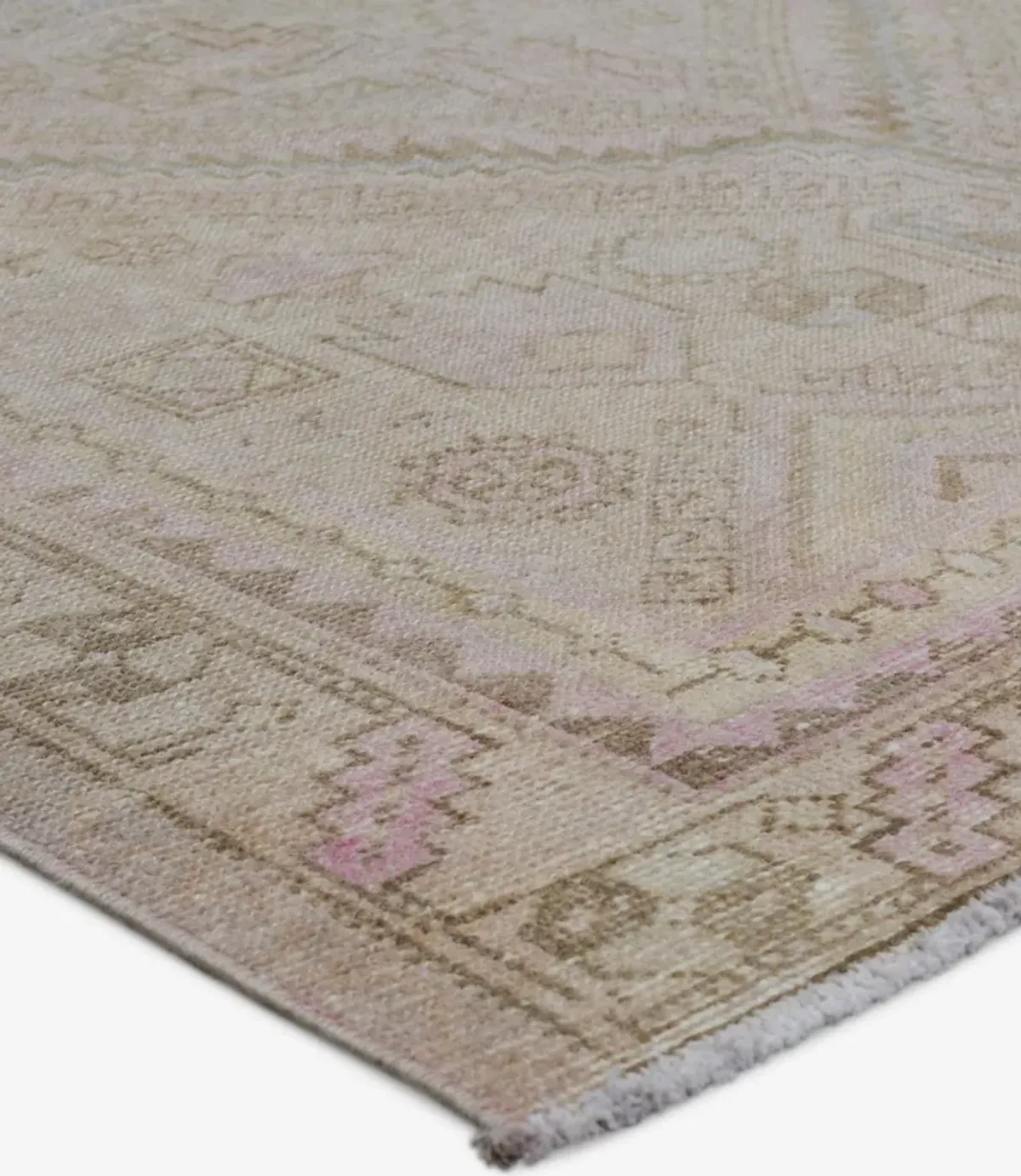 Vintage Turkish Hand-Knotted Wool Rug No. 426 4'7" x 7'1"