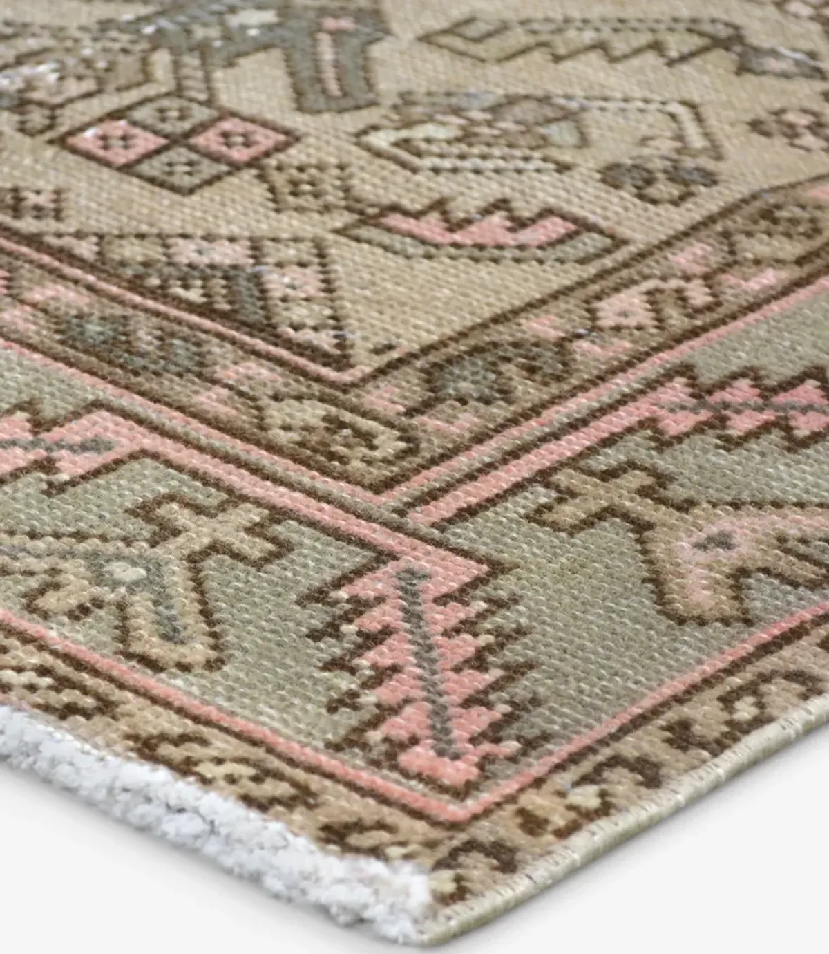 Vintage Turkish Hand-Knotted Wool Rug No. 430 4'1" x 6'9"