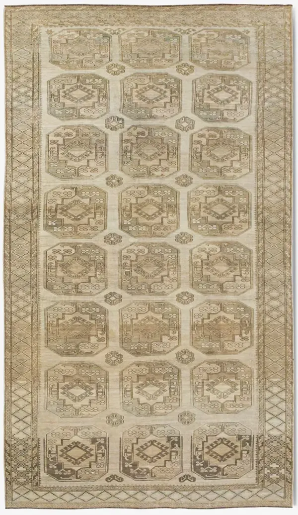 Vintage Turkish Hand-Knotted Wool Rug No. 438 6'5" x 12'1"