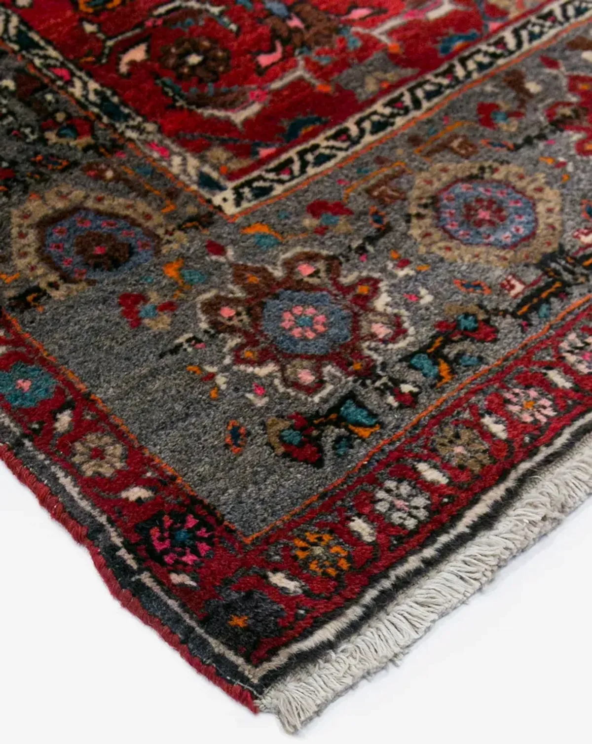 Vintage Turkish Hand-Knotted Wool Rug No. 446 4'2" x 6'7"