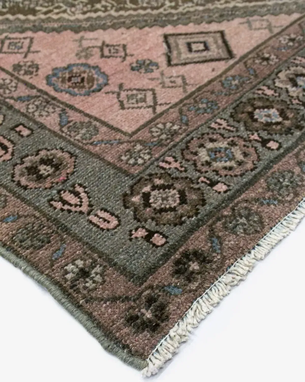 Vintage Turkish Hand-Knotted Wool Rug No. 450 4'1" x 6'5"