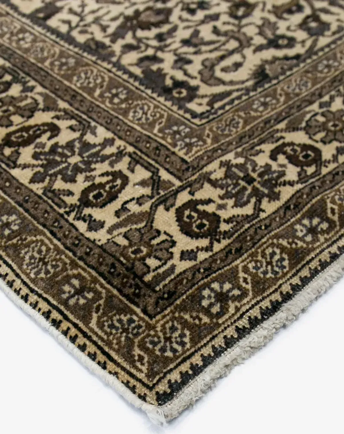 Vintage Turkish Hand-Knotted Wool Rug No. 458, 4'11" x 7'3"
