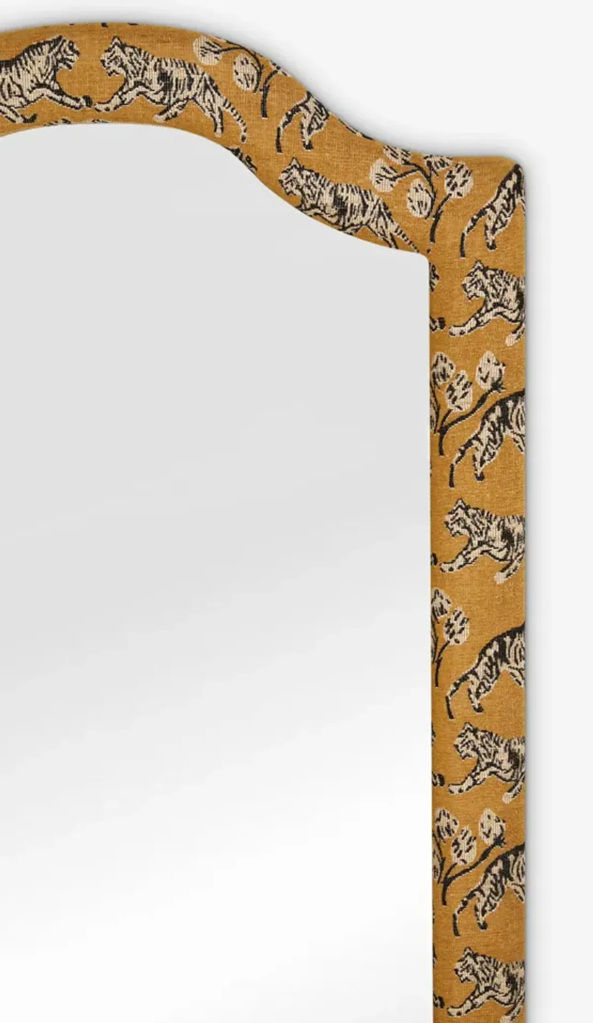 Tiger Upholstered Full Length Mirror by Sarah Sherman Samuel