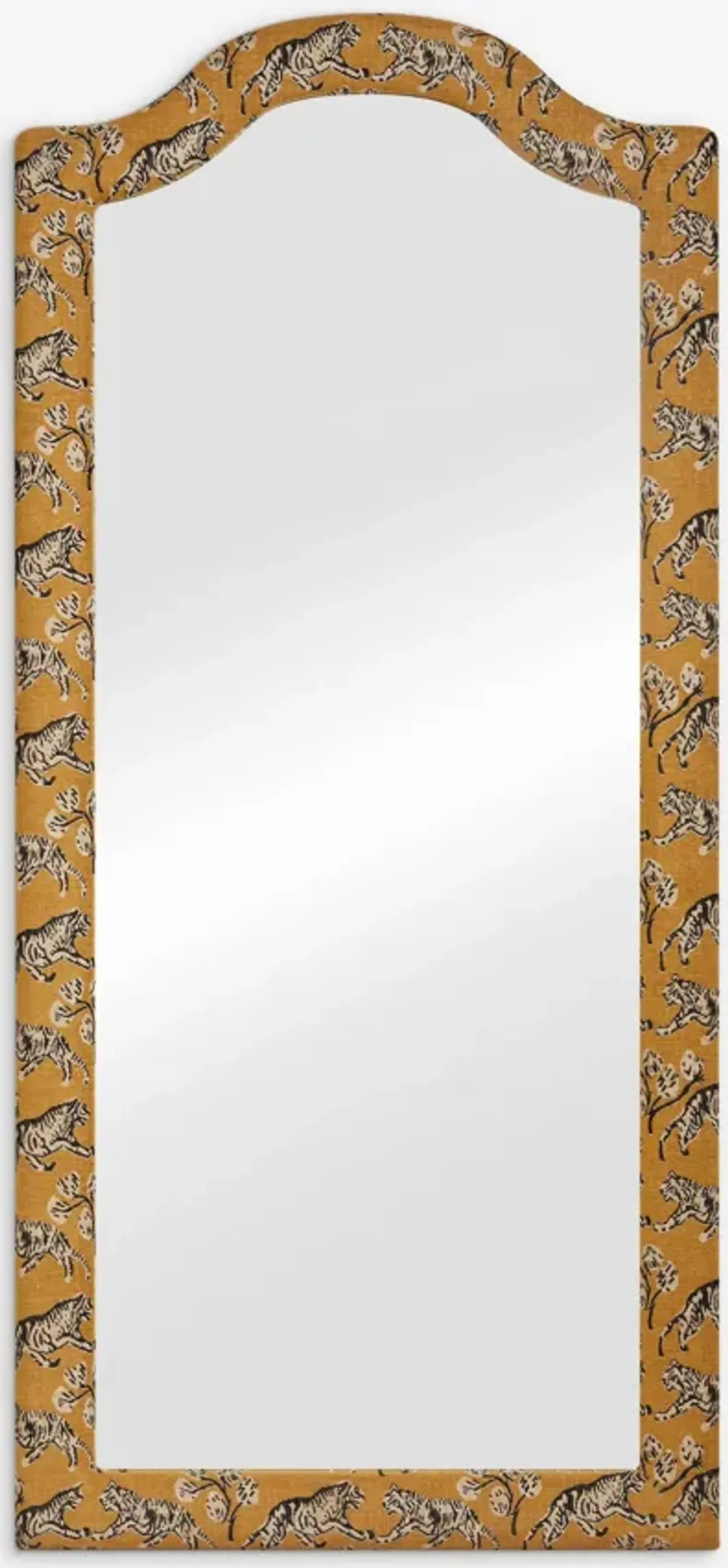 Tiger Upholstered Full Length Mirror by Sarah Sherman Samuel
