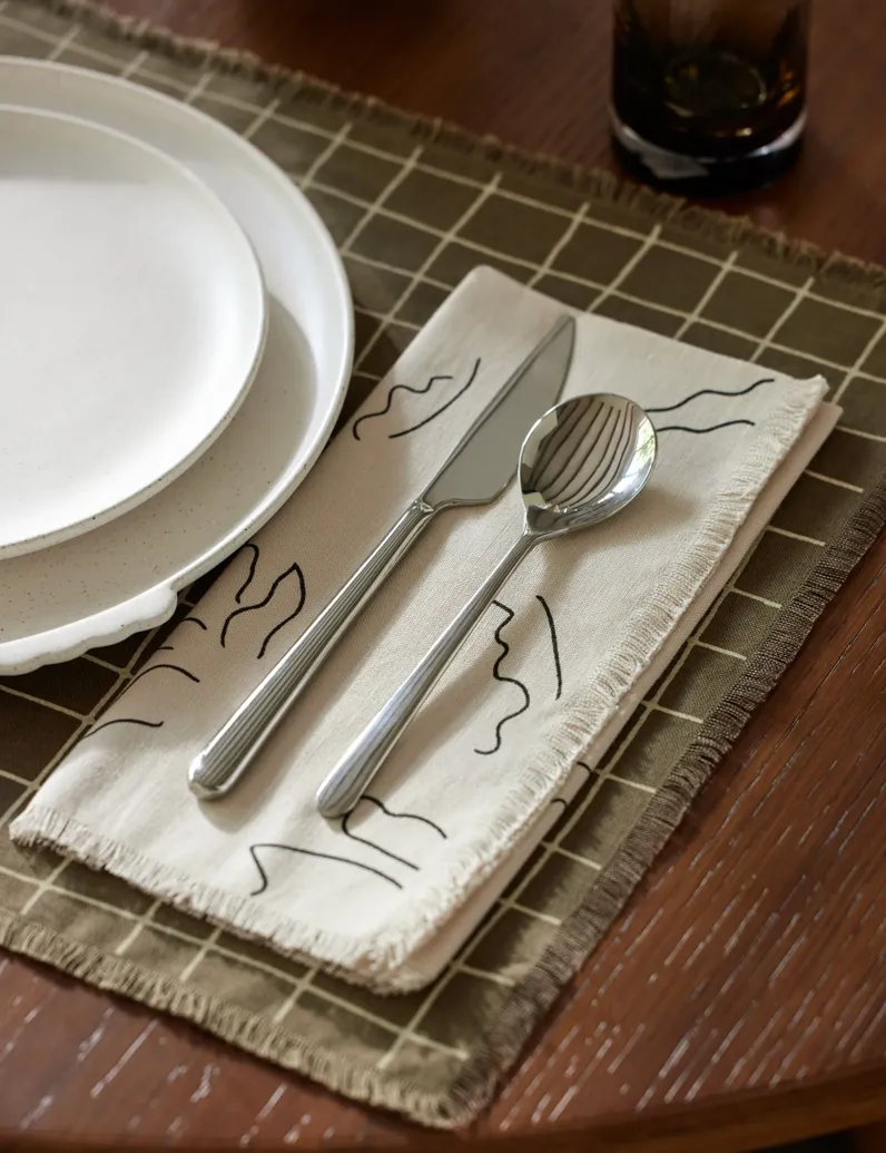 Narsi Table Linens by Sarah Sherman Samuel