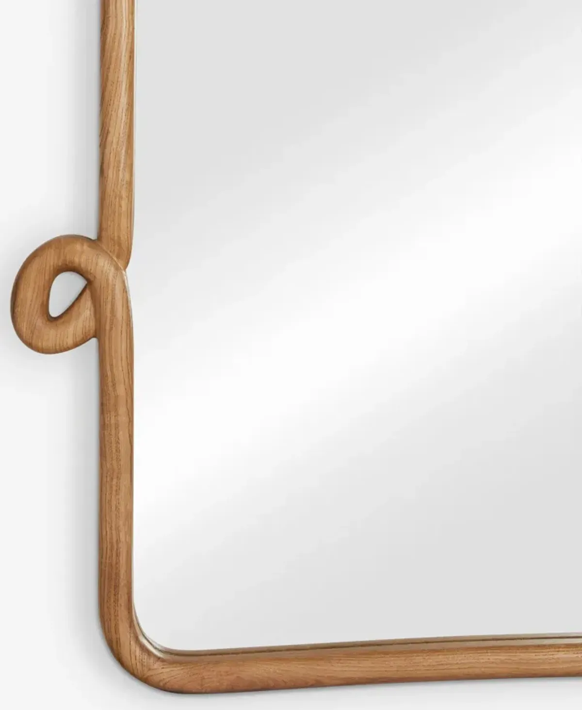 Looped Wood Mantel Mirror by Sarah Sherman Samuel
