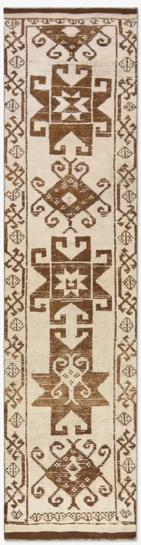 Vintage Turkish Hand-Knotted Wool Runner Rug No. 250 2'8" x 10'7"