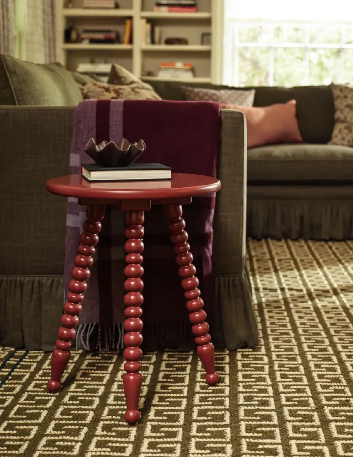 Lucca Round Side Table by Heidi Caillier