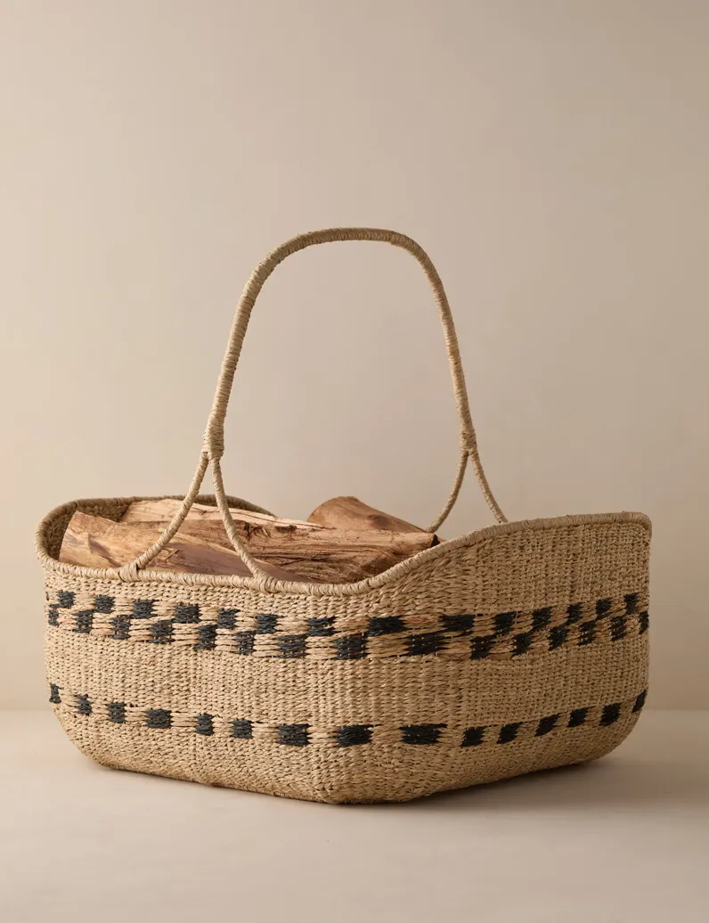 Kemble Woven Handled Basket by Heidi Caillier