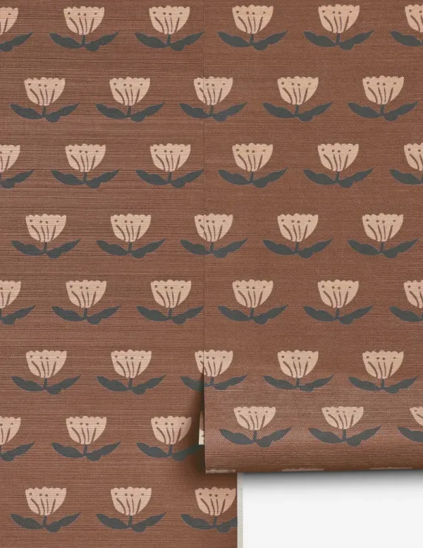 Janna Grasscloth Wallpaper by Sarah Sherman Samuel