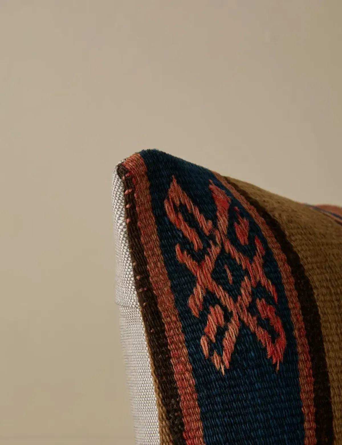 Vintage Lumbar Pillow No. 265 12" x 20"