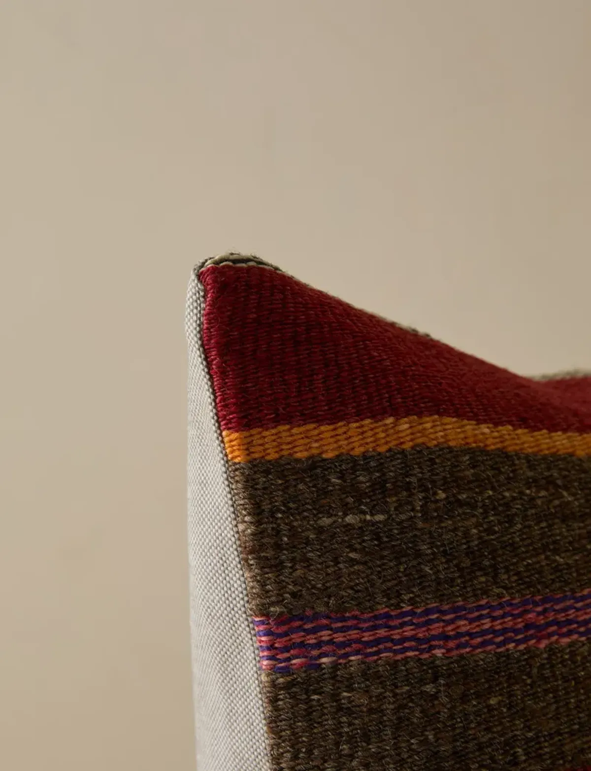 Vintage Lumbar Pillow No. 296, 16" x 24"