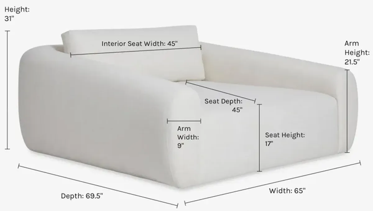 Harlowe Media Lounger