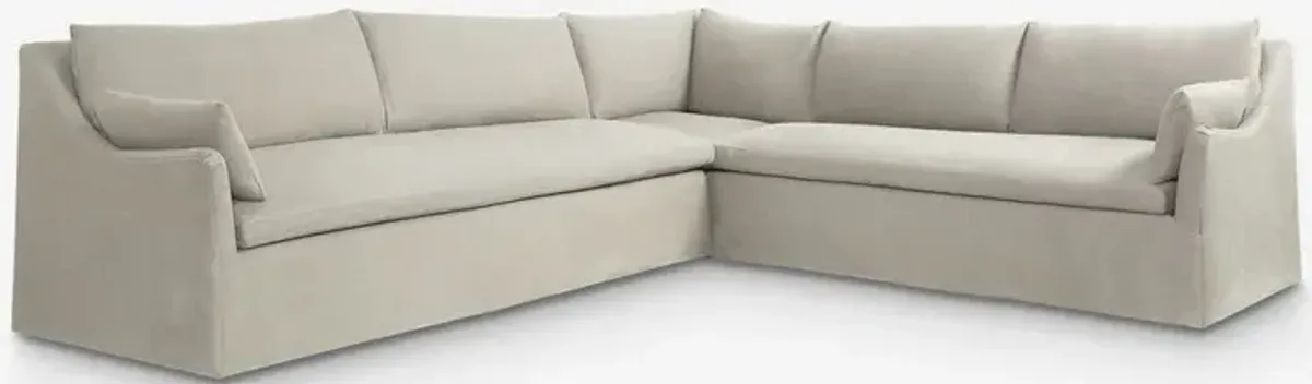 Portola Slipcover Corner Sectional Sofa