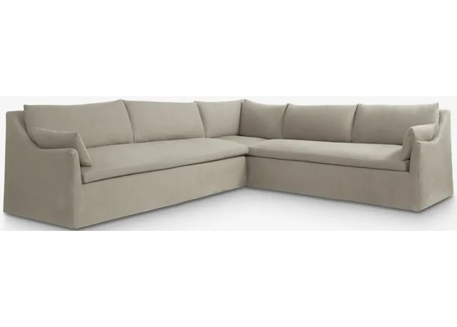 Portola Slipcover Corner Sectional Sofa