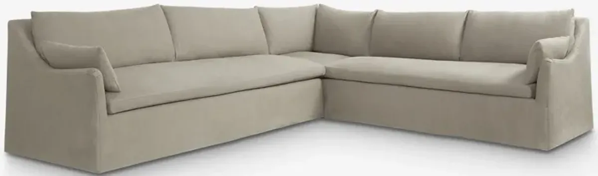 Portola Slipcover Corner Sectional Sofa