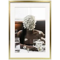 Southern Woman in White Dogwoods Photography Print by Ashley Johnson