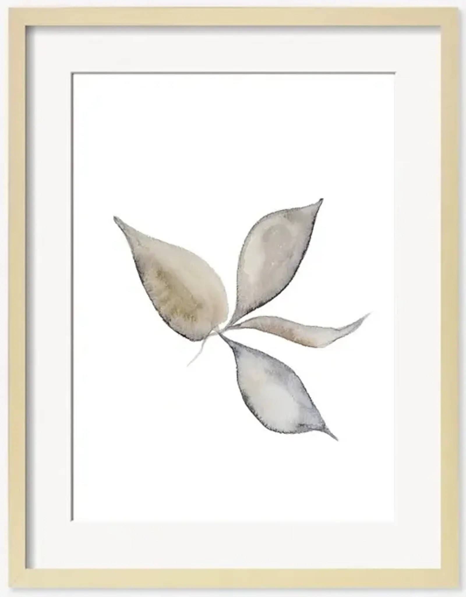 Faded Leaves Print by Céline Nordenhed