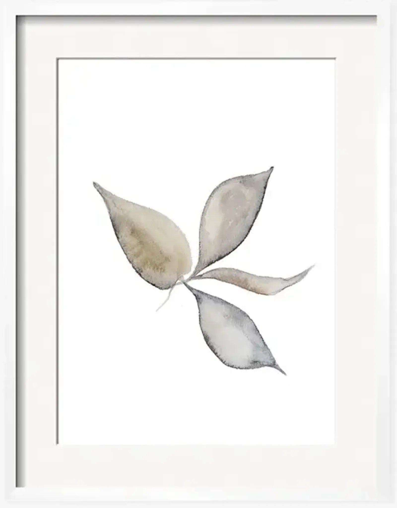 Faded Leaves Print by Céline Nordenhed