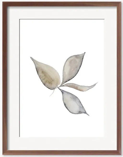 Faded Leaves Print by Céline Nordenhed