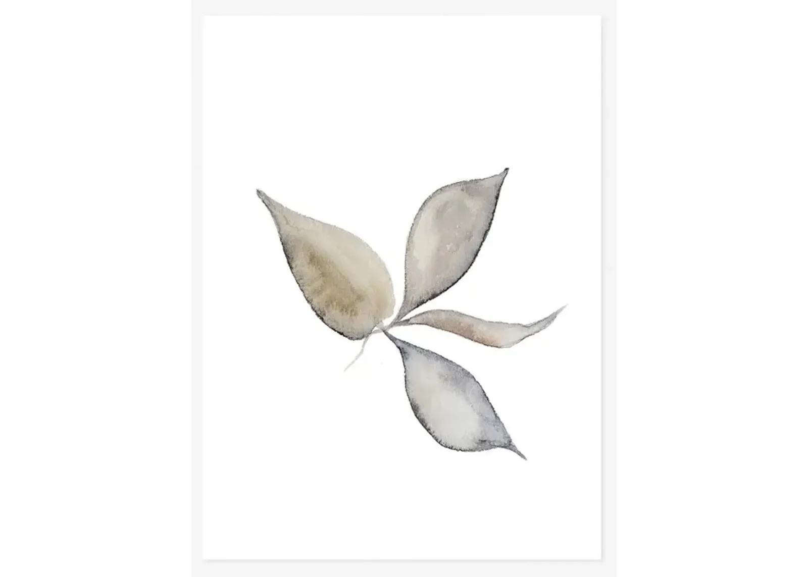 Faded Leaves Print by Céline Nordenhed