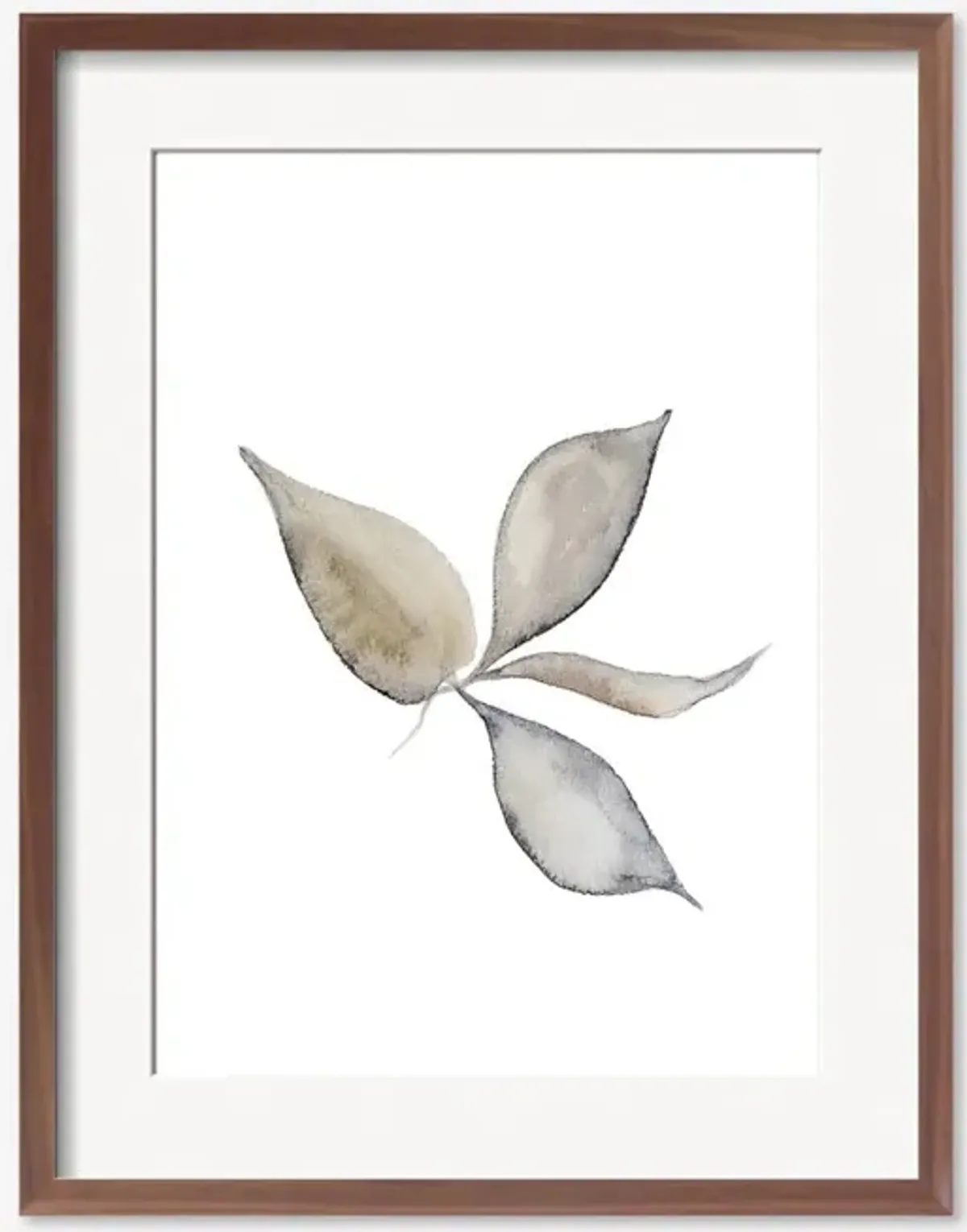 Faded Leaves Print by Céline Nordenhed