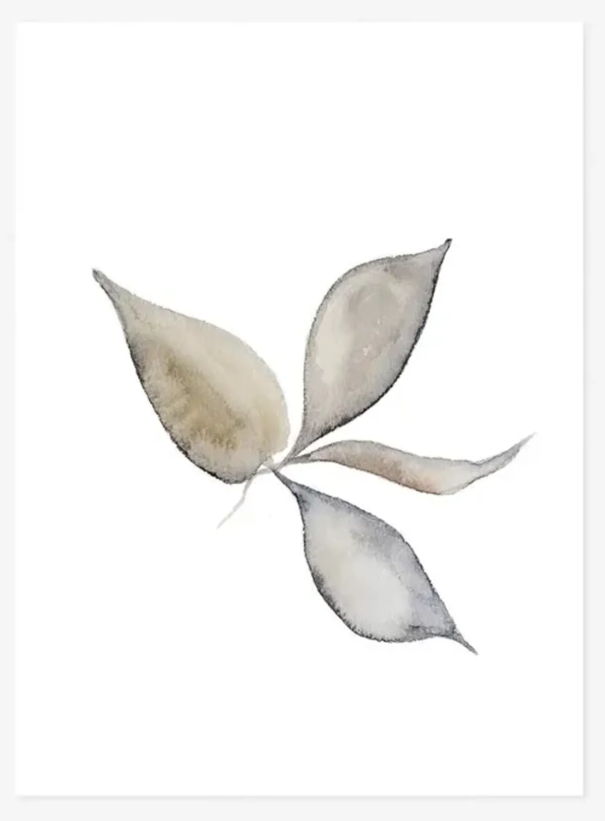 Faded Leaves Print by Céline Nordenhed